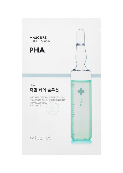 MISSHA Mascure PHA Peeling Solution Sheet Mask gesichtsmaske