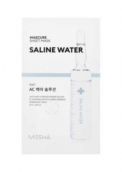 MISSHA Mascure SALINE WATER AC Care Solution Sheet Mask gesichtsmaske