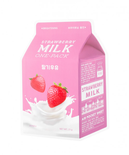 APIEU Strawberry Milk One-Pack Mask Gesichtsmaske 1 Stück