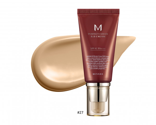 MISSHA M Perfect Cover BB Cream SPF42/PA+++ 50ml 27-Honey-Beige