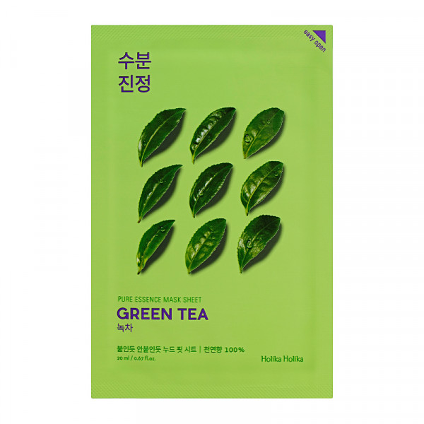 Holika Holika Pure Essence Mask Sheet Gesichtsmaske Grüntee 1pc
