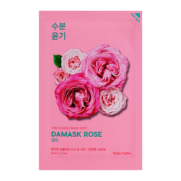 Holika Holika Pure Essence Mask Sheet Gesichtsmaske Damask Rose 1pc