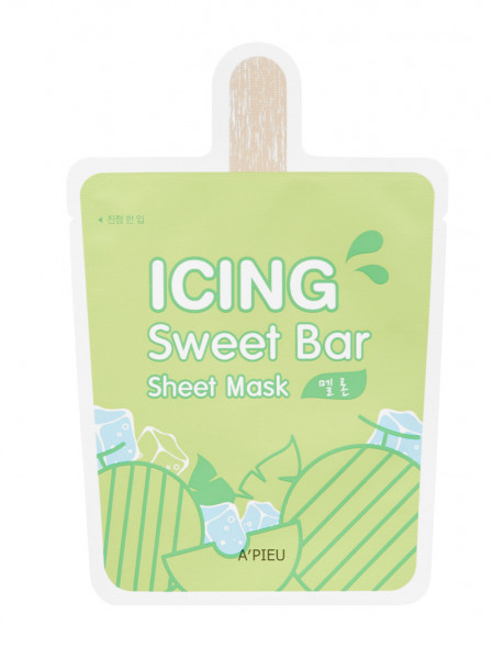 APIEU Icing Sweet Bar Sheet Mask (Melon) Melone Gesichtsmaske
