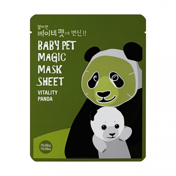Holika Holika Baby Pet Magic Mask Sheet Panda gesichtsmaske Korean Kosmetik 1pc