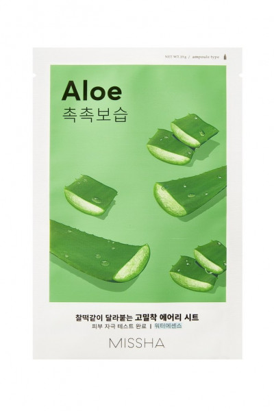 MISSHA Airy Fit Sheet Mask Aloe Vera Gesichtsmaske 1 Stück