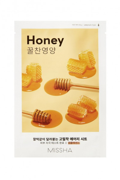 MISSHA Airy Fit Sheet Mask Honig Honey Gesichtsmaske 1 Stück