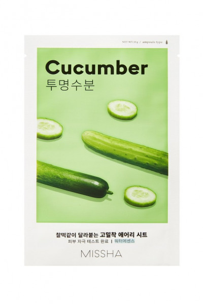 MISSHA Airy Fit Sheet Mask Gürke Cucumber Gesichtsmaske 1 Stück